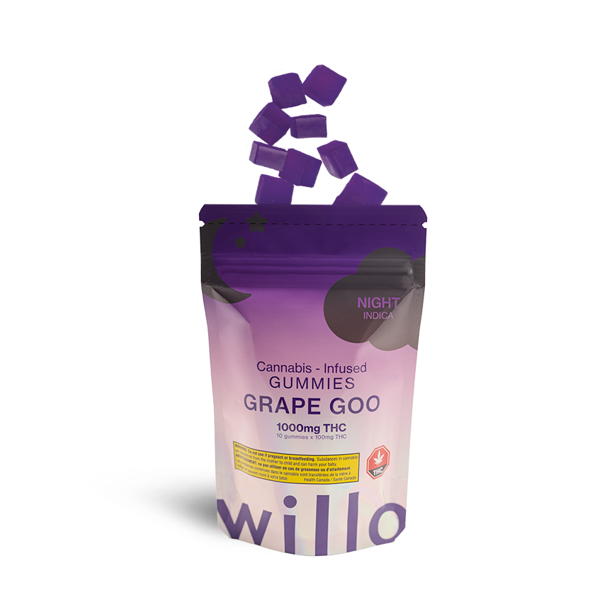 Grape Goo Gummies 1000Mg by Willo Extractions