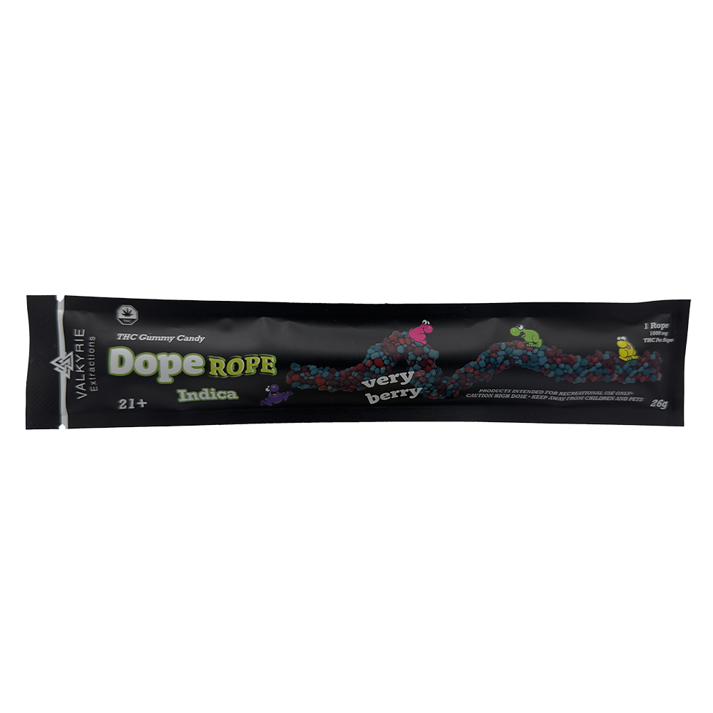 Candy Dope Rope Very Berry 1000mg THC by Valkyrie Extractions