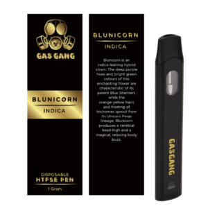 Blunicorn Premium HTFSE Disposable 1G  by Gas Gang